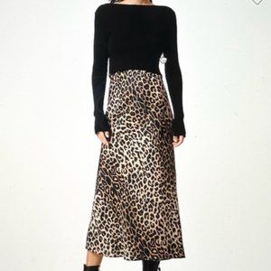 AllSaints Long-sleeve cropped sweater size L (NWT)